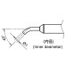 HAKKO NA01-CB10 Bent Nozzle Ø1.0 mm for FR-850 HAKKO NA01-CB10 Bent Nozzle Ø1.0 mm for FR-850