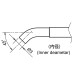 HAKKO NA01-CB30 Bent Nozzle Ø3.0 mm for FR-850 HAKKO NA01-CB30 Bent Nozzle Ø3.0 mm for FR-850