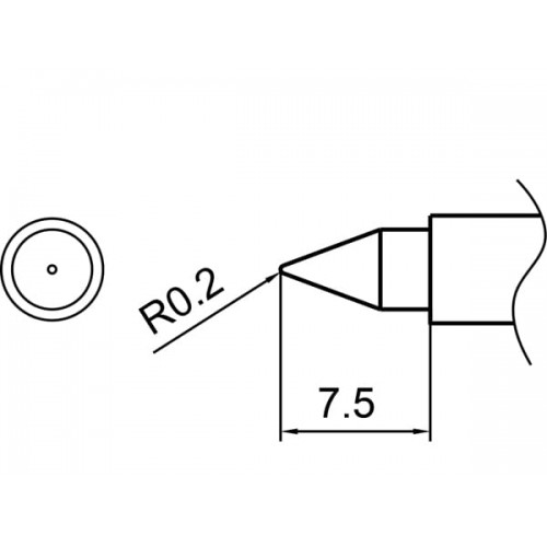 HAKKO T11-B Soldering Tip Shape-B For FX-901