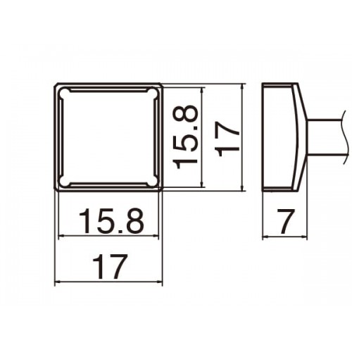 HAKKO T12-1208 Soldering Tip Quad 15.8X15.8 For FM-2025. FM-2027. FM-2028. FX-9501 HAKKO T12-1208 Soldering Tip Quad 15.8X15.8 For FM-2025. FM-2027. FM-2028. FX-9501