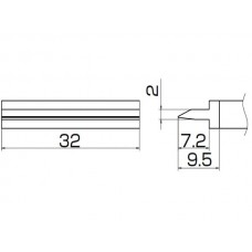 HAKKO T12-1405 Soldering Tip Shape-Spatula 32 For FM-2025. FM-2027. FM-2028. FX-9501