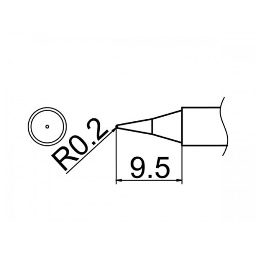 HAKKO T12-I Soldering Tip Shape-I For FM-2025. FM-2027. FM-2028. FX-9501 HAKKO T12-I Soldering Tip Shape-I For FM-2025. FM-2027. FM-2028. FX-9501