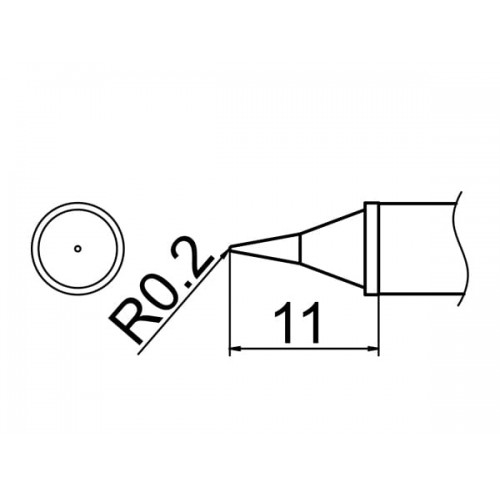 HAKKO T12-WI Soldering Tip Shape-Wi For FM-2025. FM-2027. FM-2028. FX-9501 HAKKO T12-WI Soldering Tip Shape-Wi For FM-2025. FM-2027. FM-2028. FX-9501