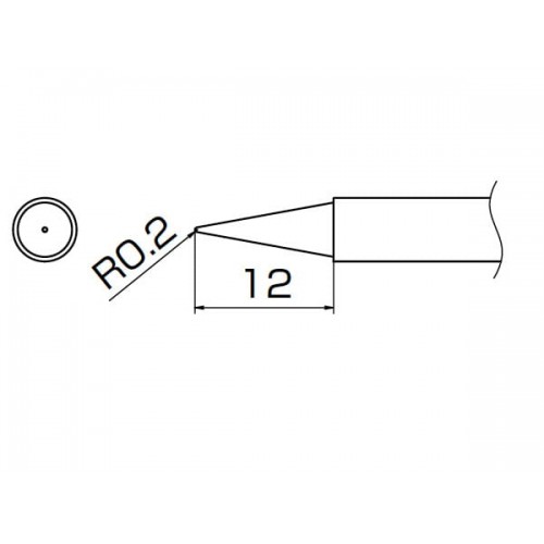 HAKKO T13-BL Soldering Tip Shape-Bl For FM-2026