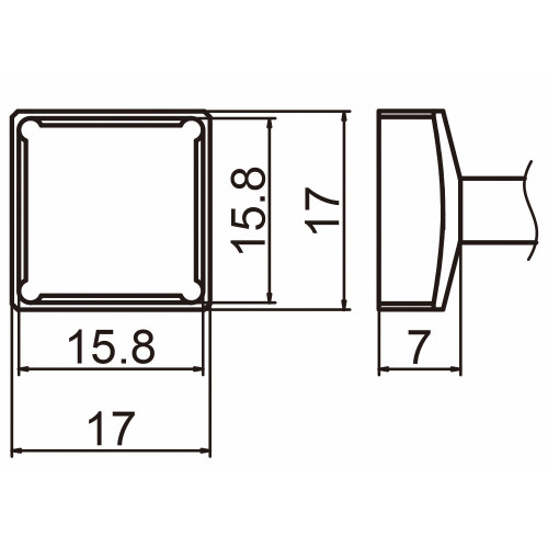 HAKKO T15-1208 Quad size 15.8x15.8 soldering tip for handpiece FM-2027 and FM-2028 HAKKO T15-1208 Quad size 15.8x15.8 soldering tip for handpiece FM-2027 and FM-2028