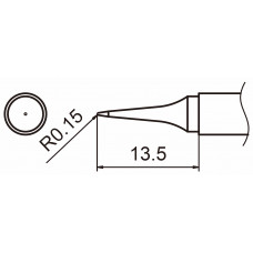 HAKKO T15-ILS Shape-ILS soldering tip for handpiece FM-2027 and FM-2028