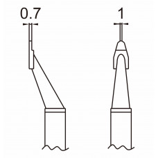 HAKKO T16-1003 1L Soldering blade for HAKKO FM-2022
