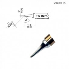 HAKKO T17-BCF1 Soldering Tip Shape-1Bc Tinned Surface Only For FM-2026