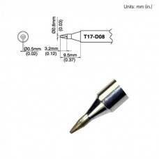 HAKKO T17-D08 Soldering Tip Shape-0.8D For FM-2026