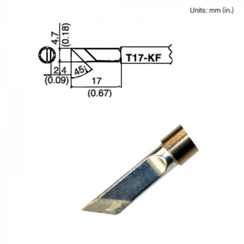 HAKKO T17-KF Soldering Tip Shape-Kf For FM-2026 HAKKO T17-KF Soldering Tip Shape-Kf For FM-2026