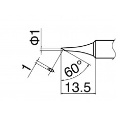 HAKKO T18-C1 Shape-1C soldering tip for FX-8801