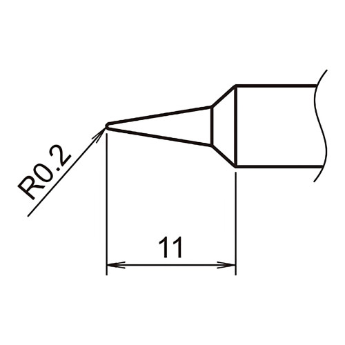 HAKKO T18-IS Shape-IS soldering tip for FX-8801 HAKKO T18-IS Shape-IS soldering tip for FX-8801