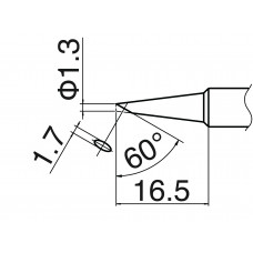 HAKKO T18-S6 Shape-S6 soldering tip for FX-8801