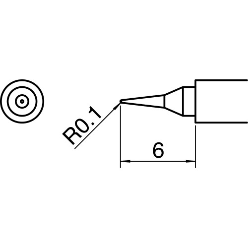 HAKKO T30-I Shape-I tip for soldering iron HAKKO FM-2032