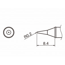 HAKKO T31-01I Shape-I Soldering Tip for FX-100 Temp. 450°C