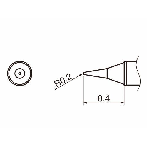 HAKKO T31-01I Shape-I Soldering Tip for FX-100 Temp. 450°C HAKKO T31-01I Shape-I Soldering Tip for FX-100 Temp. 450°C