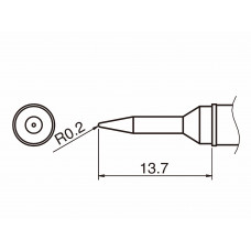 HAKKO T31-01SBL Shape-SBL Soldering Tip for FX-100 Temp. 450°C
