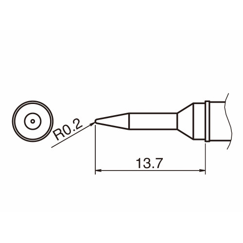 HAKKO T31-01SBL Shape-SBL Soldering Tip for FX-100 Temp. 450°C HAKKO T31-01SBL Shape-SBL Soldering Tip for FX-100 Temp. 450°C