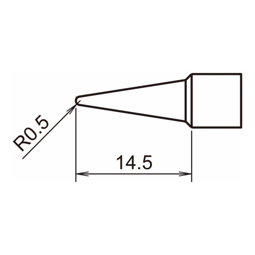 HAKKO T32-B Shape-B soldering tip for FX-8806 HAKKO T32-B Shape-B soldering tip for FX-8806