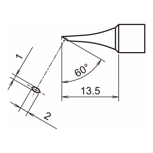 HAKKO T32-BCF1 Shape-1BC tinned surface only for FX-8806 HAKKO T32-BCF1 Shape-1BC tinned surface only for FX-8806