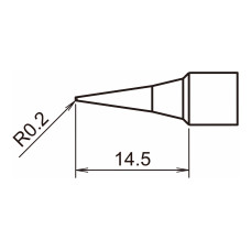 HAKKO T32-I Shape-I soldering tip for FX-8806