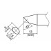 HAKKO T37-BC5075 Soldering Tip/ Shape-BC HOR: 5mm vrt: 7.5mm for FX-8004 and FX-8005