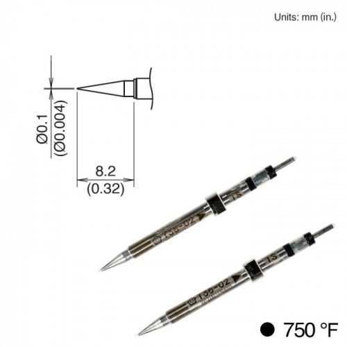 HAKKO T38-02IS Soldering Tip, 400゚c/750゚f, Shape-I For FX-1003 HAKKO T38-02IS Soldering Tip, 400゚c/750゚f, Shape-I For FX-1003