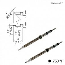 HAKKO T38-02K Soldering Tip, 400ﾟc/750ﾟf, Shape-K For FX-1003