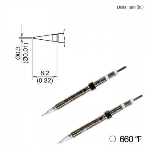 HAKKO T38-03I Soldering Tip, 350゚c/660゚f, Shape-Is For FX-1003 HAKKO T38-03I Soldering Tip, 350゚c/660゚f, Shape-Is For FX-1003
