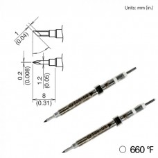 HAKKO T38-03K Soldering Tip, 350ﾟc/660ﾟf, Shape-K For FX-1003