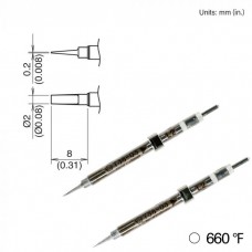 HAKKO T38-03L2 Soldering Tip, 350ﾟc/660ﾟf, Shape-2L For FX-1003