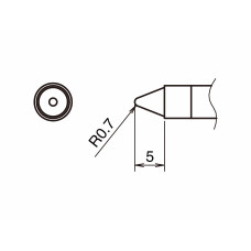 HAKKO T39-B07 Soldering Tip Shape-0.7B