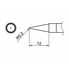 HAKKO T39-BL02 Soldering Tip Shape-0.2BL