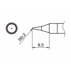 HAKKO T39-I02 Soldering Tip Shape-0.2L