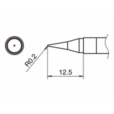 HAKKO T39-IL02 Soldering Tip Shape-0.2IL