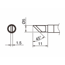 HAKKO T39-KR Soldering Tip Shape-KR