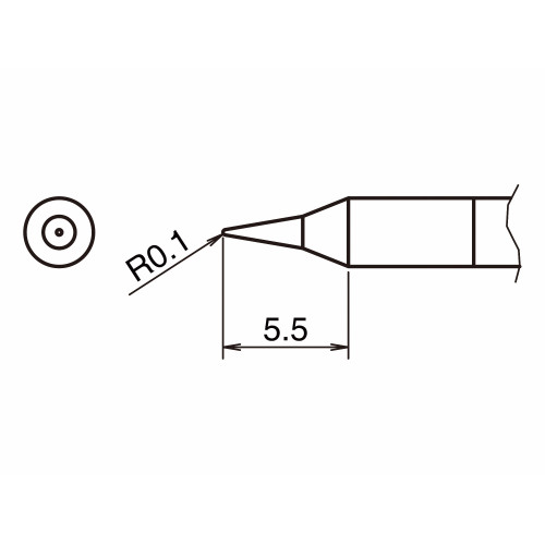 HAKKO T50-I01 Soldering Tip/Shape-0.1I