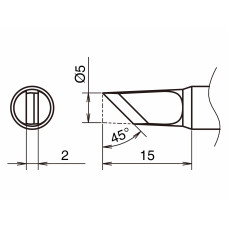 HAKKO T53-K Soldering Tip/Shape-K