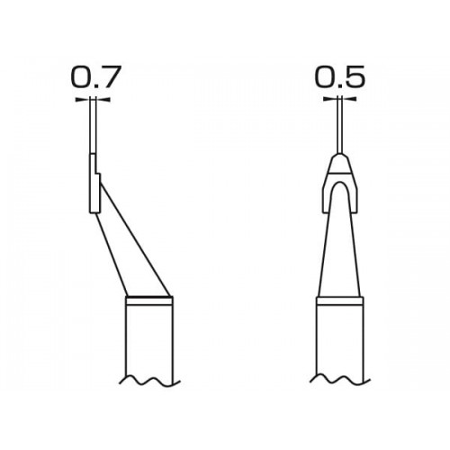 HAKKO T8-1002 Tip/Chip 0.5C For FM-2022