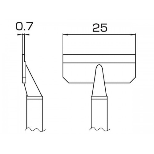 HAKKO T8-1011 Tip/Sop 25L For FM-2022 HAKKO T8-1011 Tip/Sop 25L For FM-2022