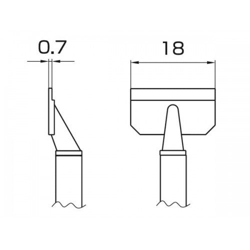 HAKKO T8-1012 Tip/Sop 18L For FM-2022