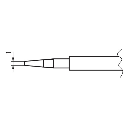 HAKKO T9-L1 1L Soldering blade for HAKKO FM-2023 and FM-206 HAKKO T9-L1 1L Soldering blade for HAKKO FM-2023 and FM-206