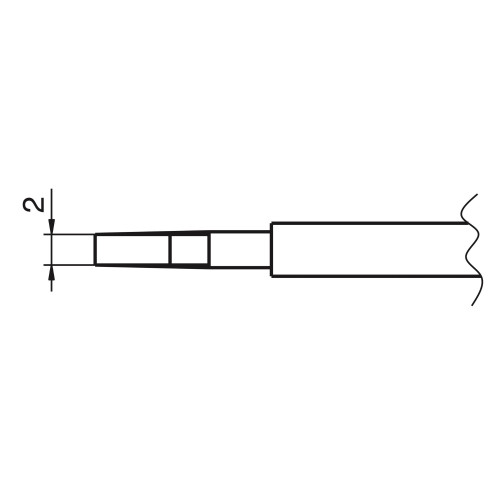HAKKO T9-L2 2L Soldering blade for HAKKO FM-2023 and FM-206 HAKKO T9-L2 2L Soldering blade for HAKKO FM-2023 and FM-206