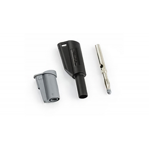 HT Instruments 1066-IECN Connector for extension banana IN/OUT 4mm, black