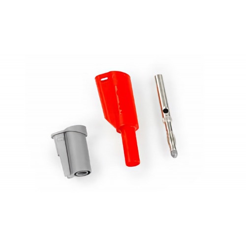 HT Instruments 1066-IECR Connector for extension banana IN/OUT 4mm, red