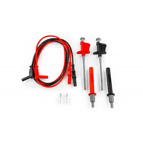 HT Italia 425 Kit di misura R/N composto da 2 cavi, 2 puntali 4mm, 2 puntali a pinza