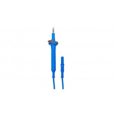 HT Italia 4717-S-IEC100B Puntali con cappuccio di sicurezza retrattile IP2X e fusibile di protezione blu