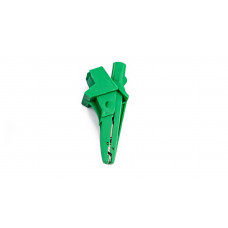 HT Instruments 5004-IECV Alligator clip for cables with 4mm banana, green