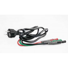 HT Instruments C2065 3- banana (red-black-green) to shuko plug cable