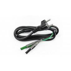 HT Instruments C2075 Cable with banana green, black SHUKO plug